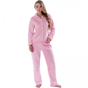 Fleece pyjama voor volwassenen