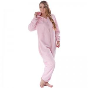 Volwassenen onesie roze pyjama sets